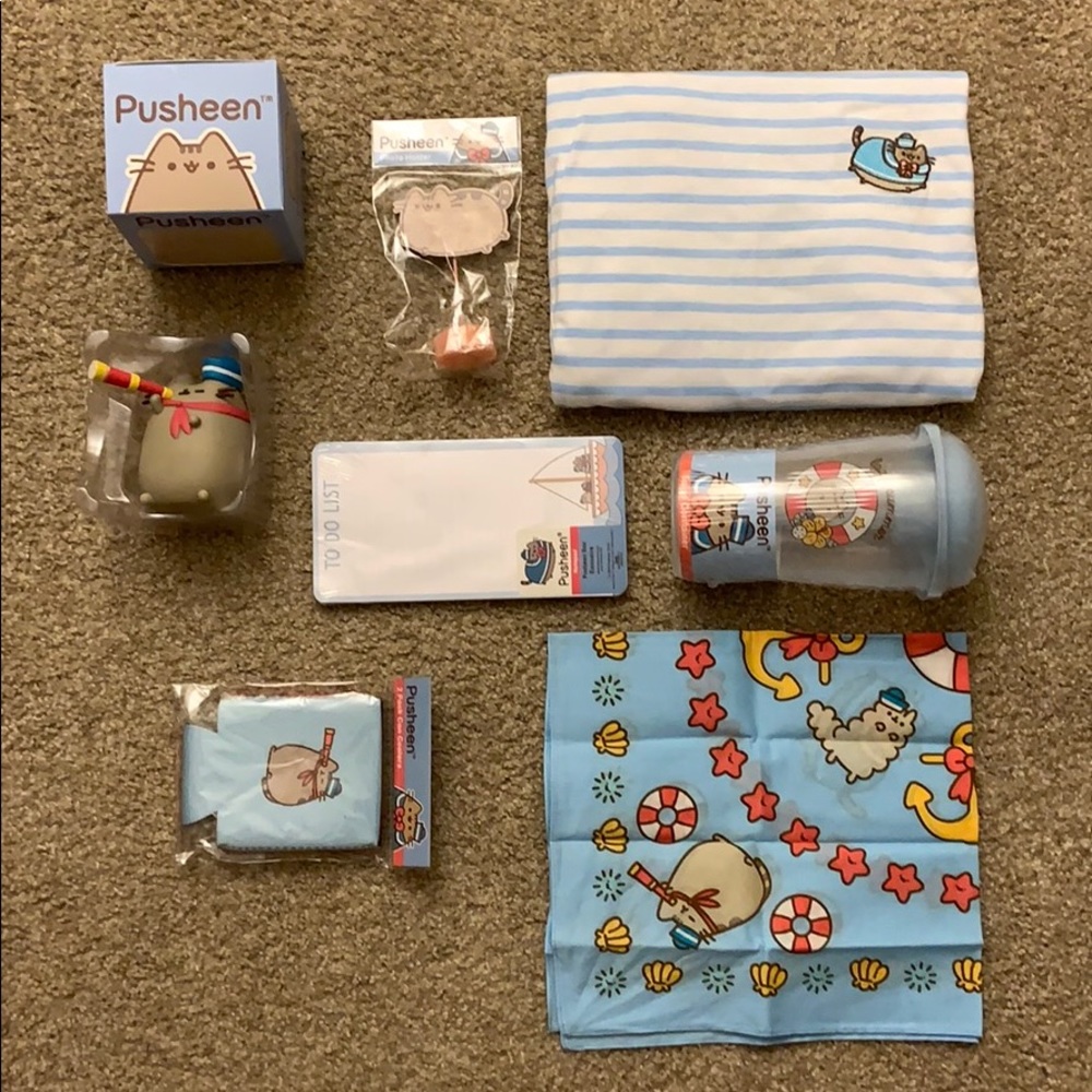 cutest little pusheen set